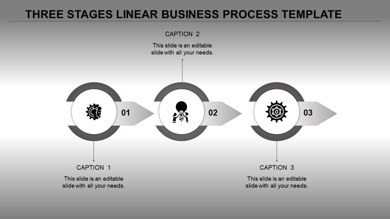 business process template powerpoint-gray-3